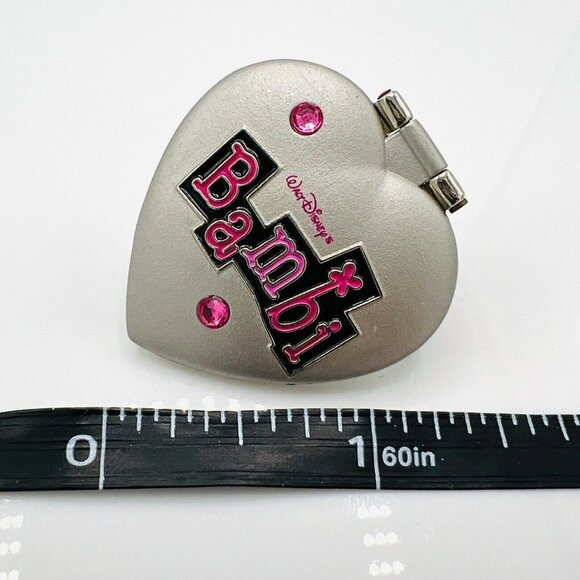 Bambi Heart Locket Hinged Disney Pin DLRP Disneyland Resort Paris Trading RARE - Picture 8 of 8